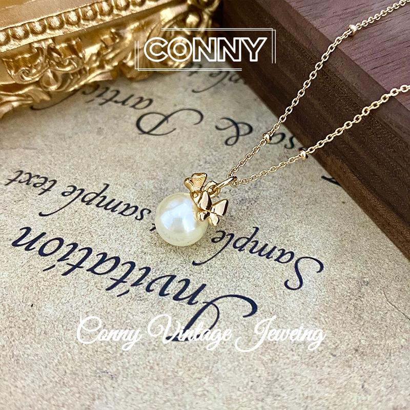 铜合金项链 KN0083 法 ·【孤岛花园】法式花朵项链小众设计优雅气质