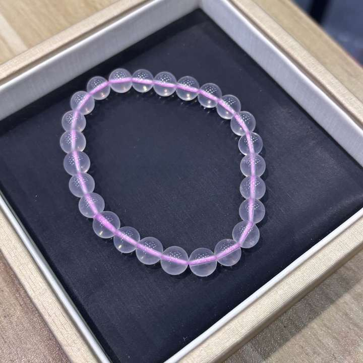 粉水晶手串7mm-540609