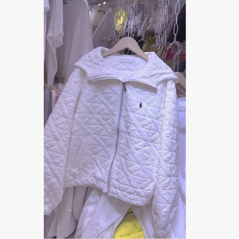 帽版二棉压格叉肩棒球短外套（90斤穿到180斤）