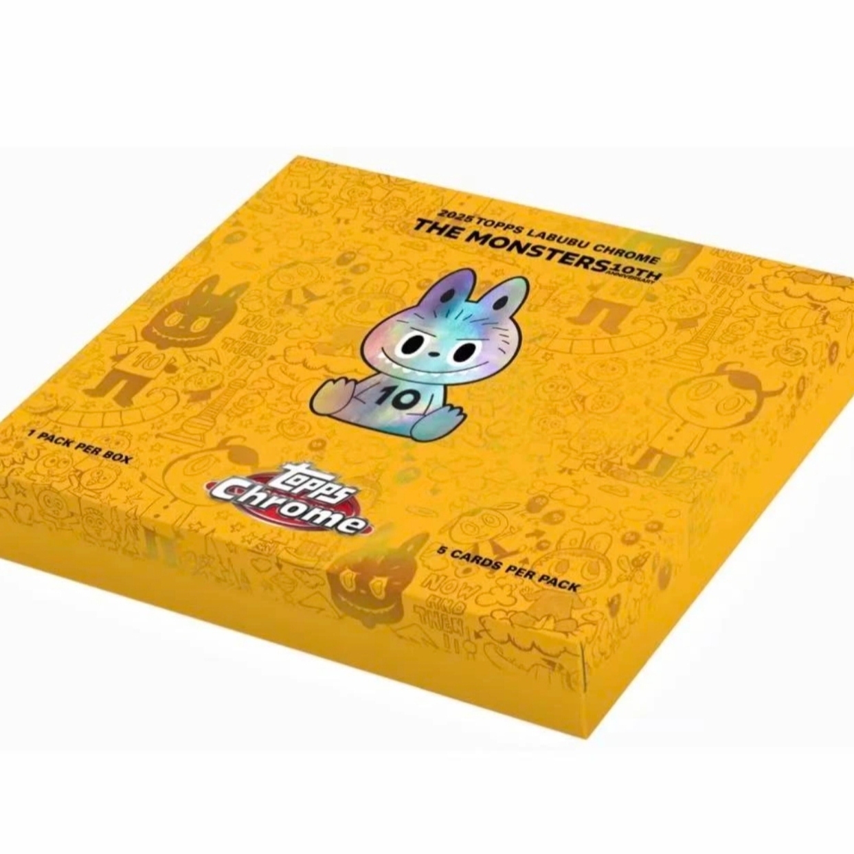 【CW】TOPPS X THE MONSTERS/LABUBU拉布布Chrome 默认待拆