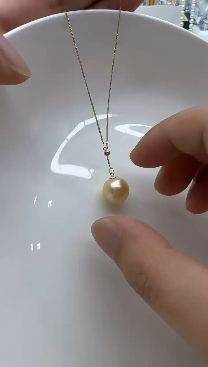 【闪购商品】海水珍珠颈饰18K金镶嵌清货