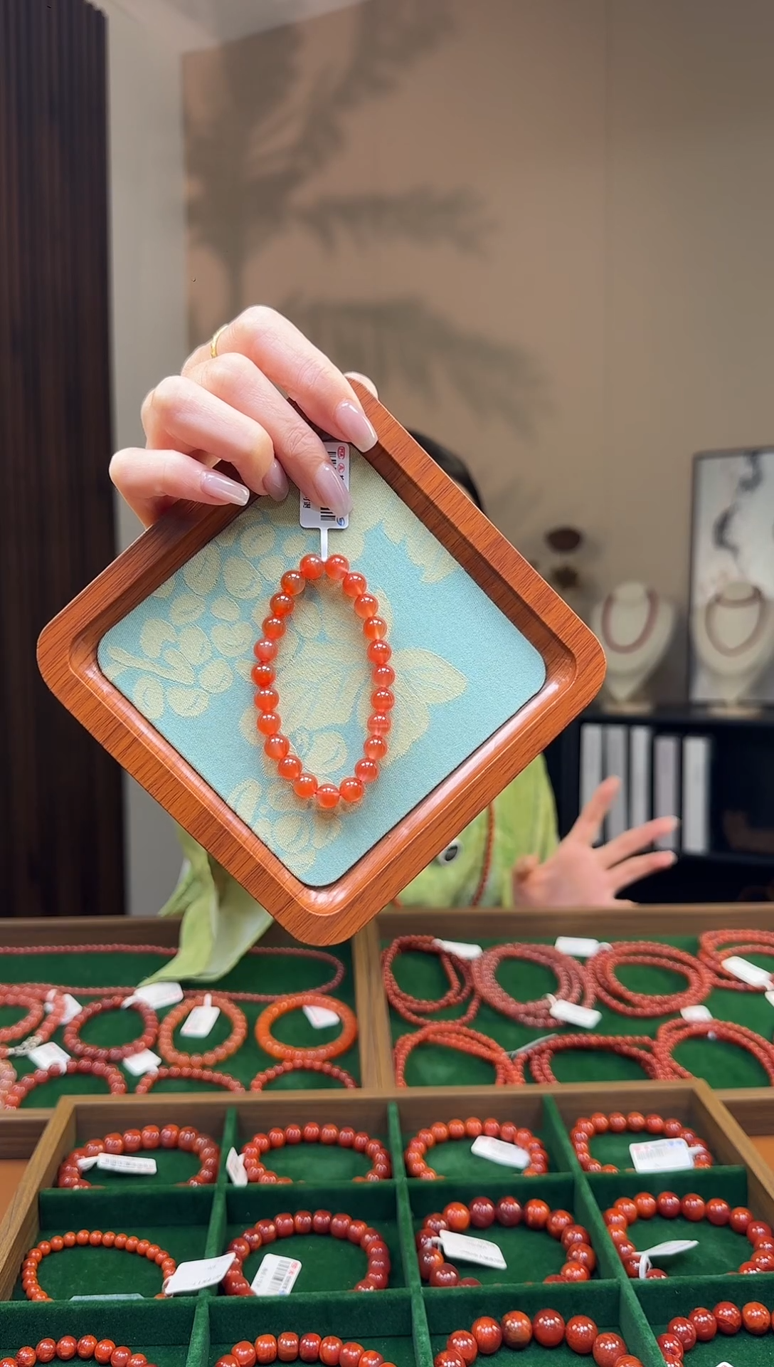 【闪购商品】南红玛瑙手链未镶嵌天然南红8mm/yz01602多样性发货