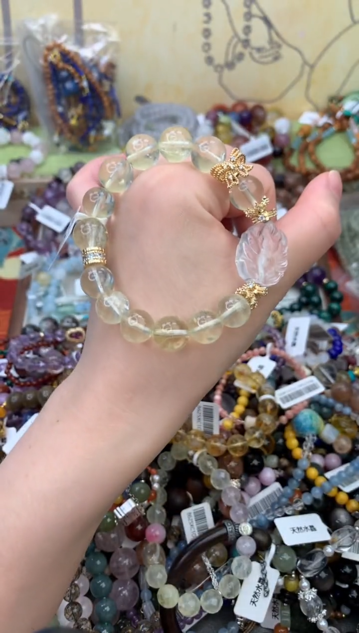 未镶嵌手链黄晶500