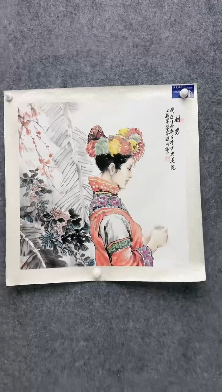 【闪购商品】绘画贺润川-4平尺-国画-红