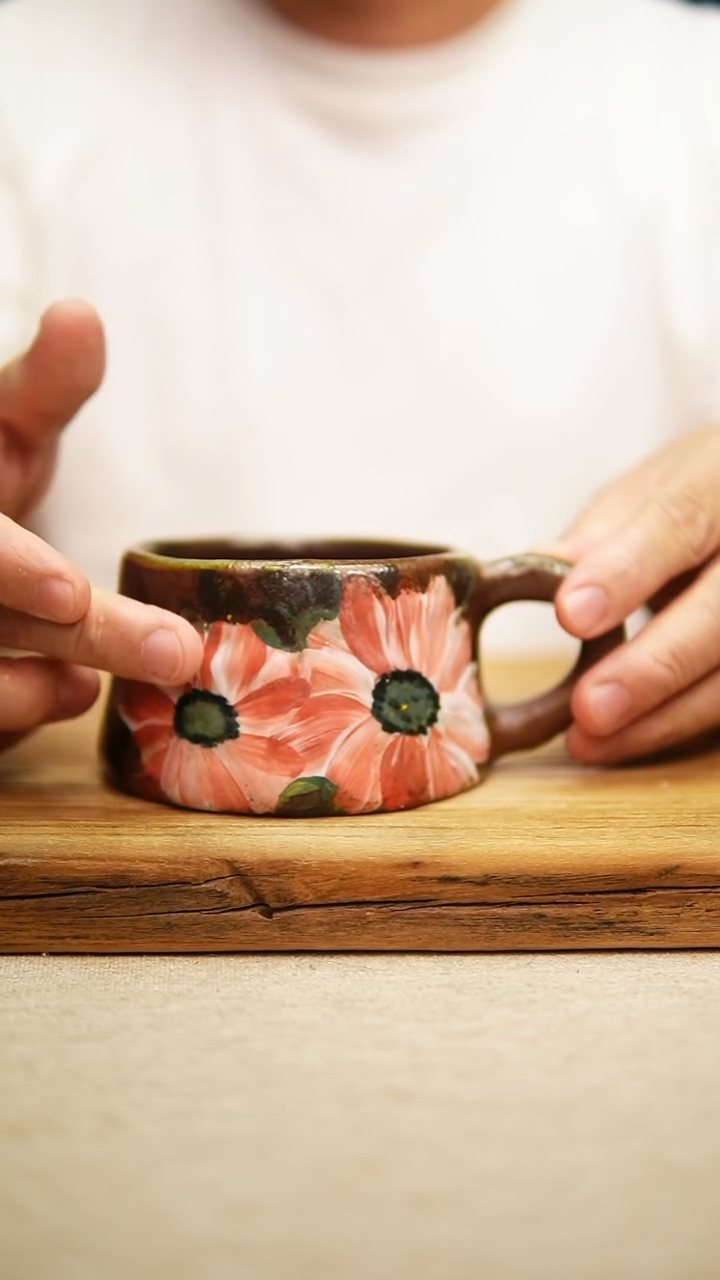 @@陶园瓷舍@@纯手工手绘@高温釉下彩