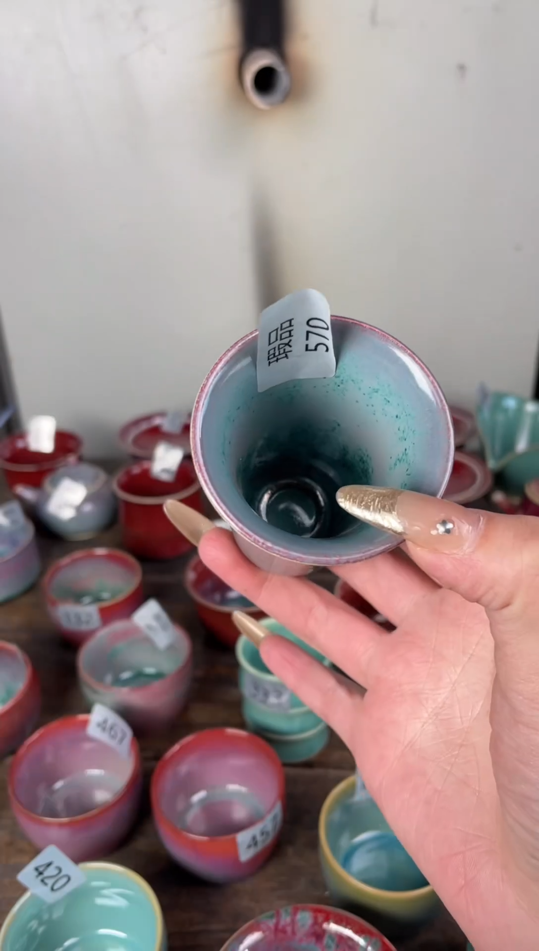 【闪购商品】摆件钧瓷手工茶器窑变