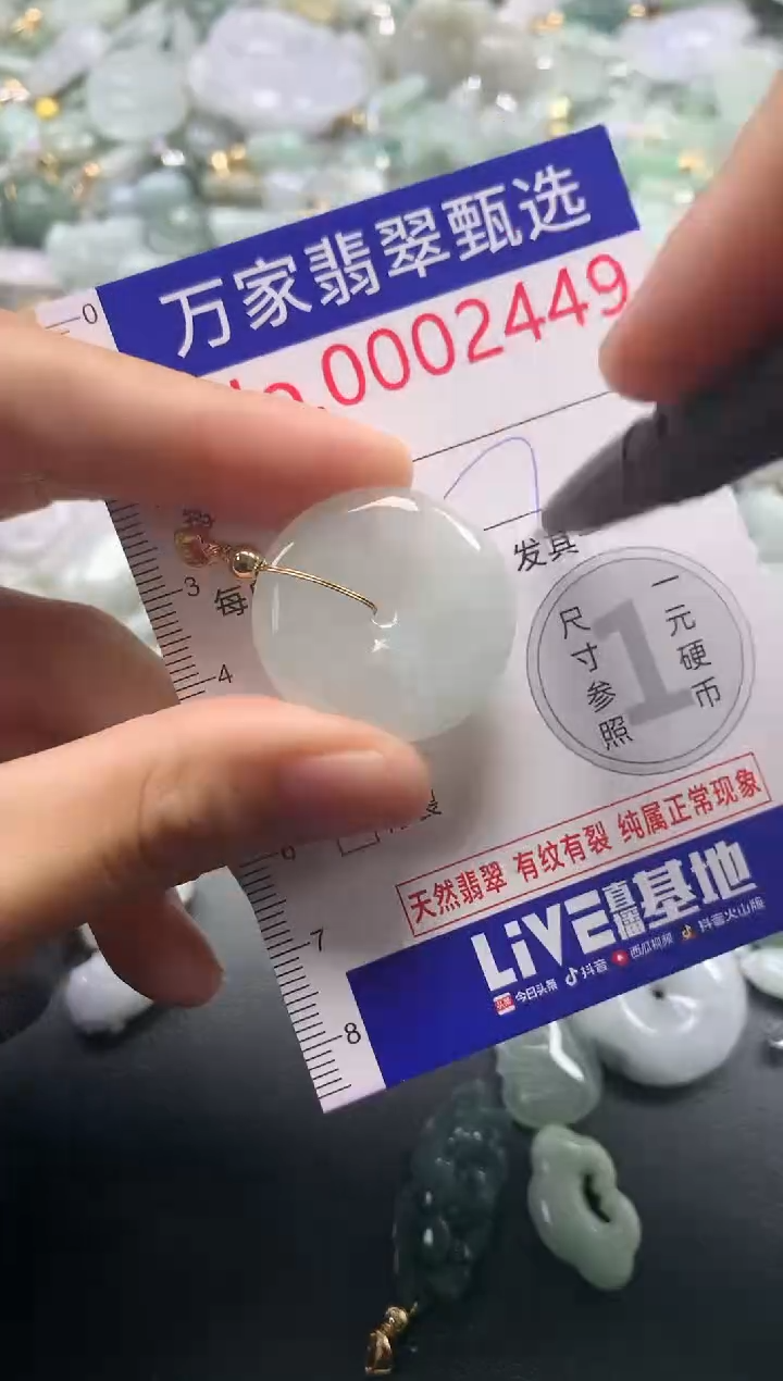 吊坠(不含链)未镶嵌翡翠2449