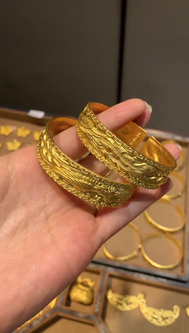 【闪购商品】定制足金手镯（多样性发一件）W253|49568