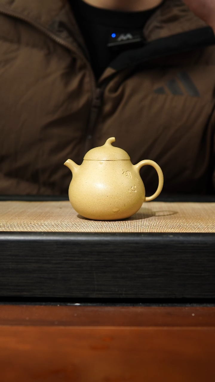 【闪购商品】紫砂茶壶黄龙山本绿茄瓜，120cc