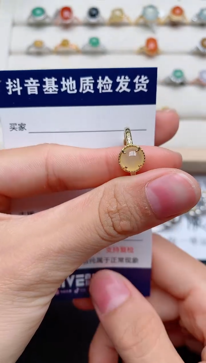 【闪购商品】翡翠戒指银S925镶嵌...........