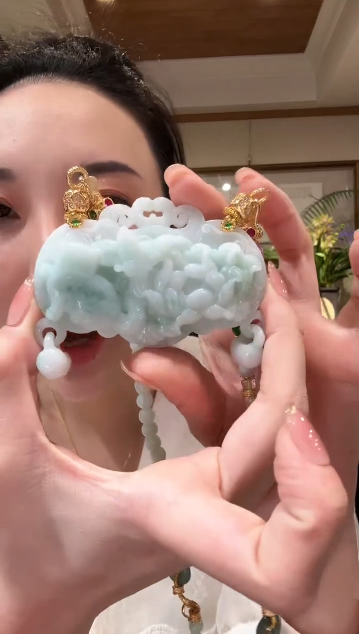 【闪购商品】翡翠颈饰未镶嵌国风