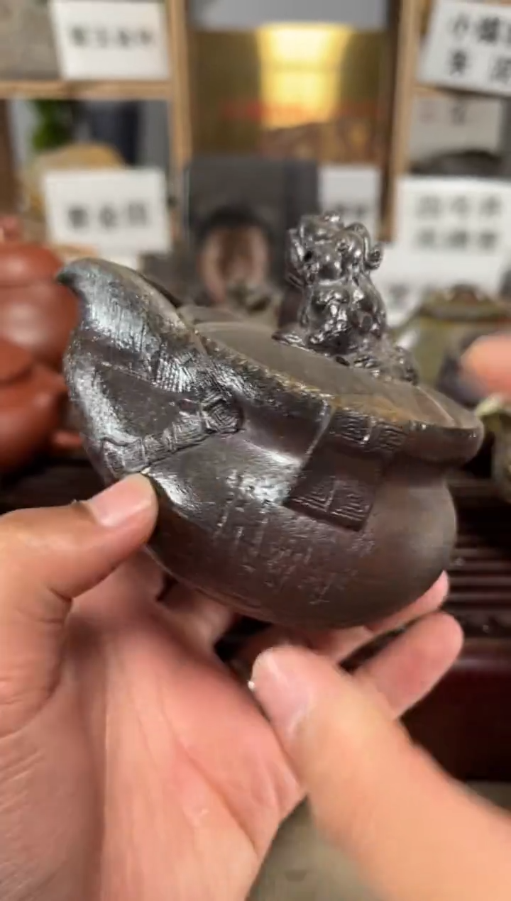 【闪购商品】紫砂茶壶柴烧貔貅宝瓶