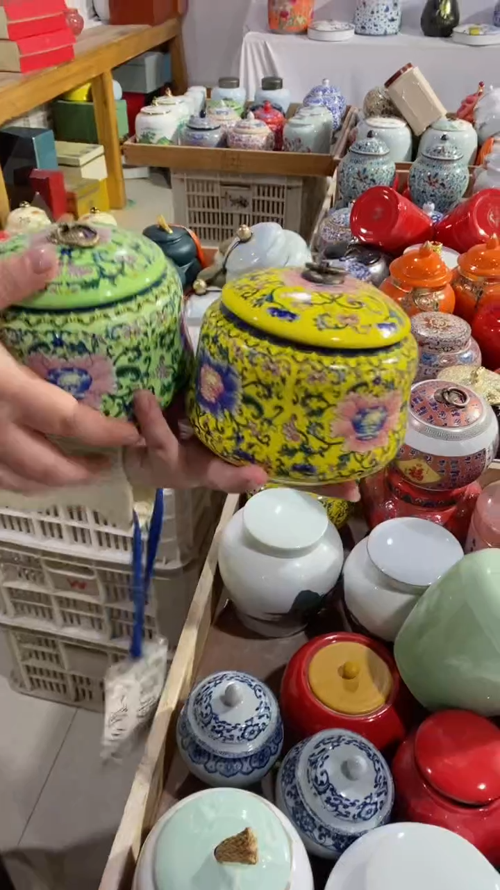 【闪购商品】罐陶瓷茶叶罐存茶罐密封罐