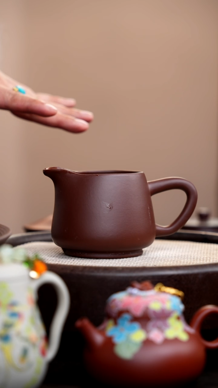 茶壶紫砂紫泥公道杯光素