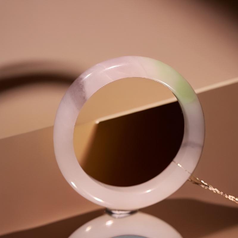 【新疆马爷珠宝】烟紫翠手镯-sll圈口53*10*13/56g