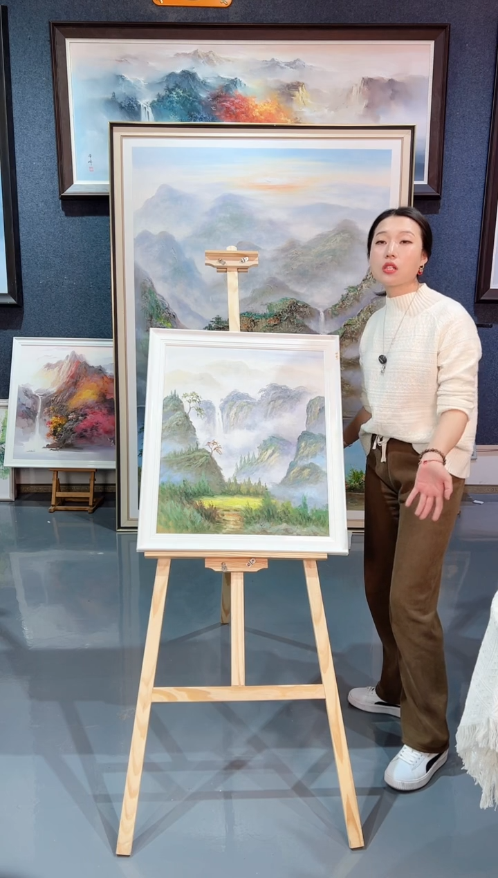 【闪购商品】油画35号 50*60 山-手绘油画