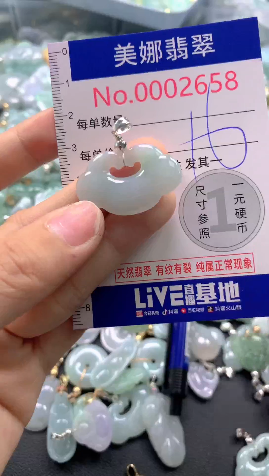 颈饰未镶嵌翡翠2658