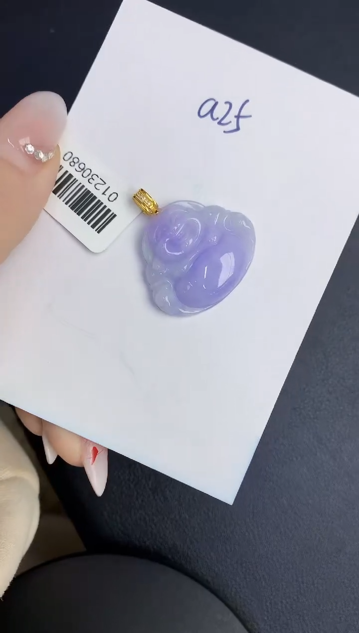 【闪购商品】翡翠颈饰18K金镶嵌0000000000