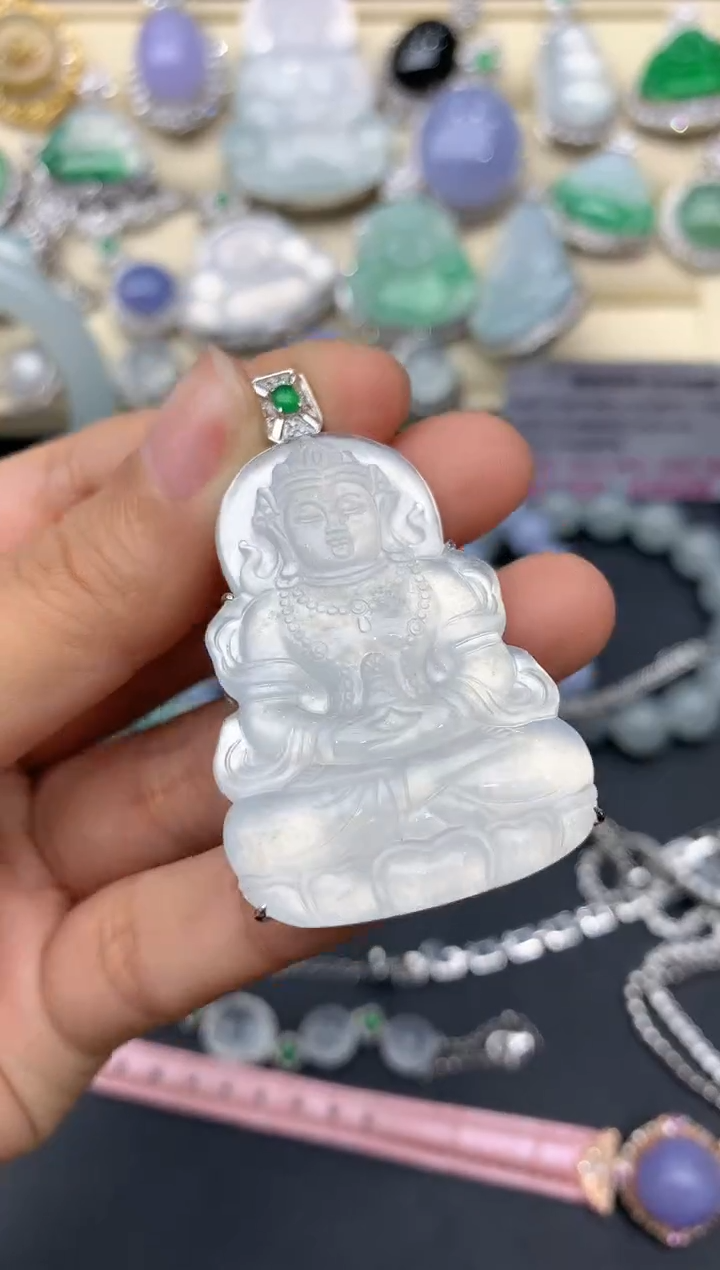 【闪购商品】翡翠颈饰18K金镶嵌316-中国好珍宝