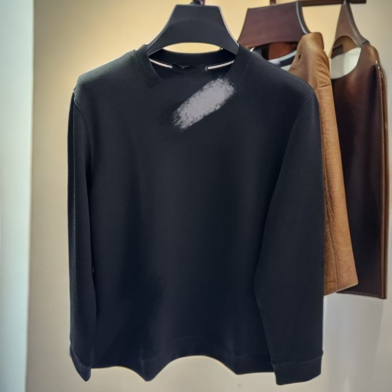 男款高级感圆领休闲长袖卫衣087