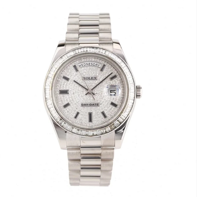 95新 Rolex/劳力士 礼尚往来劳力士218239后镶男表V2581