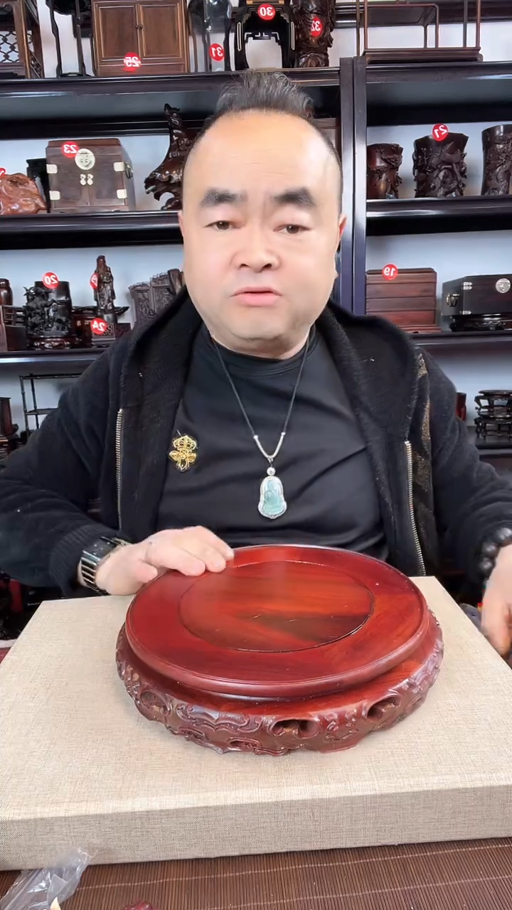 【闪购商品】木211瑕疵老李红木工艺品