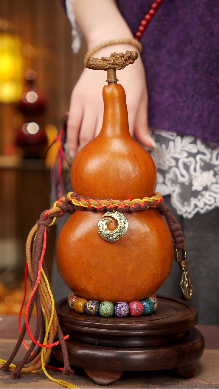 【闪购商品】62易林大漆酒葫芦------318