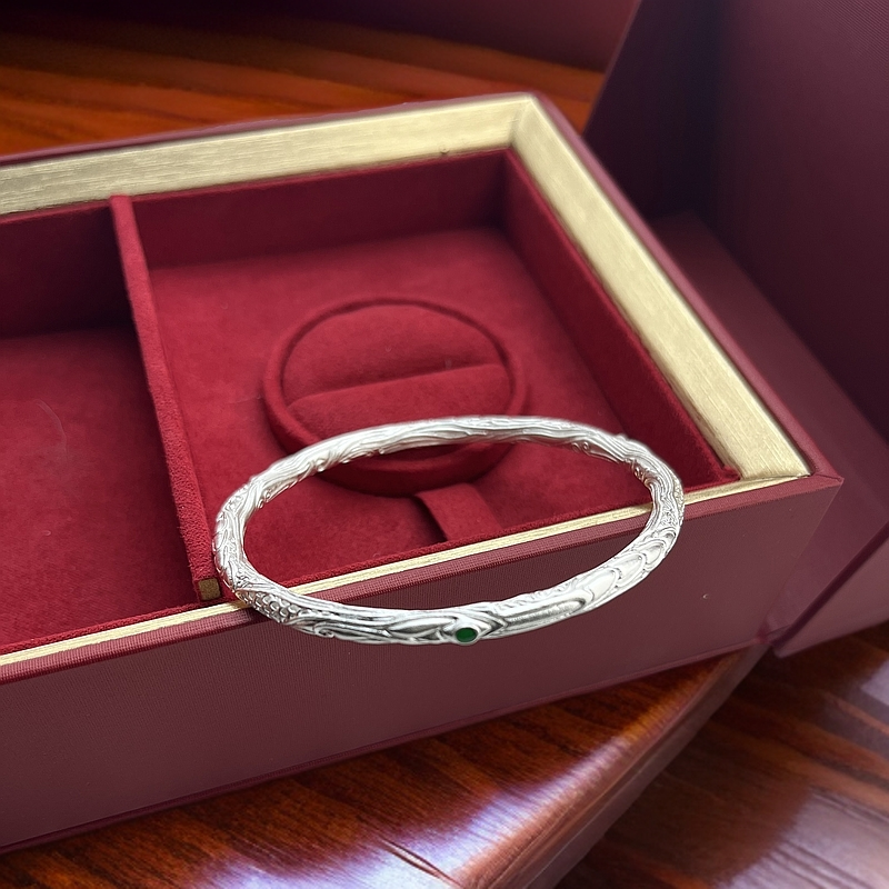 足银手镯 足银999.9 乾坤镯 乾坤在手，天下有我时尚经典