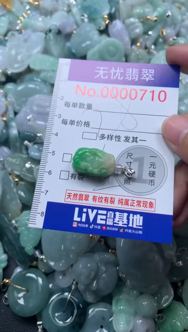 颈饰未镶嵌翡翠710