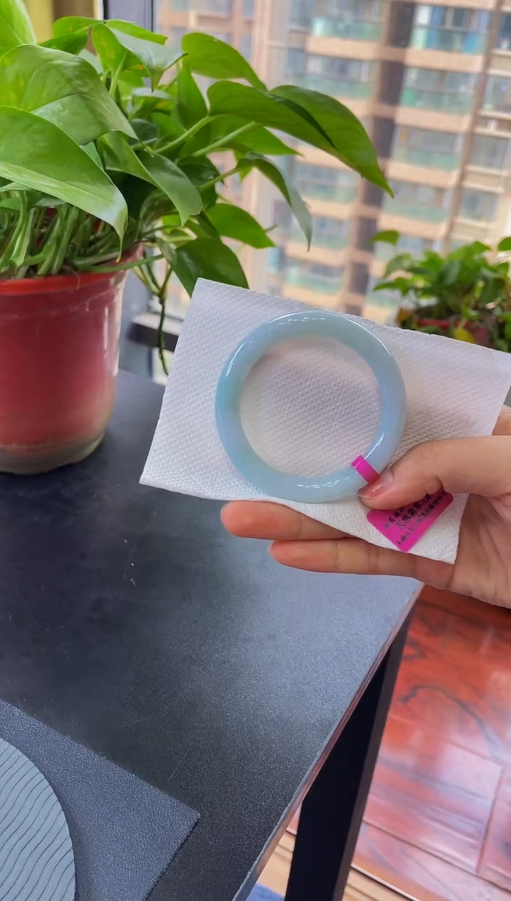 翡翠手镯未镶嵌129手镯53.2