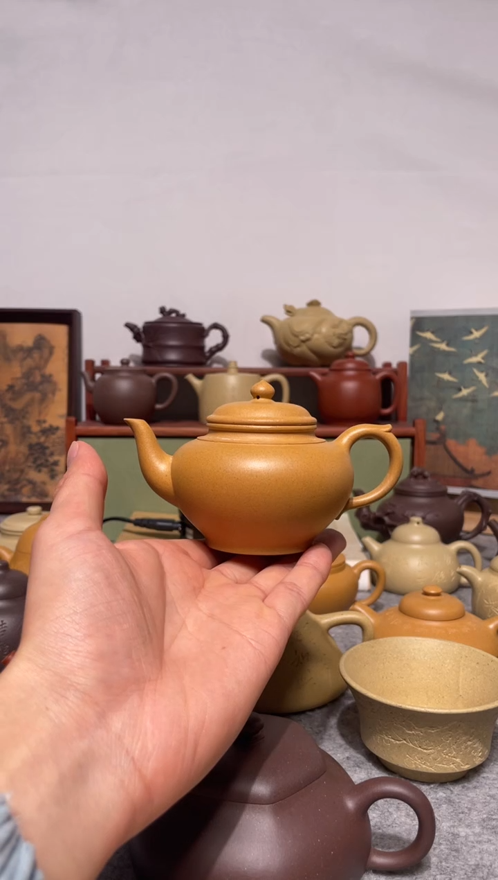 茶壶紫砂L*n微瑕笑樱