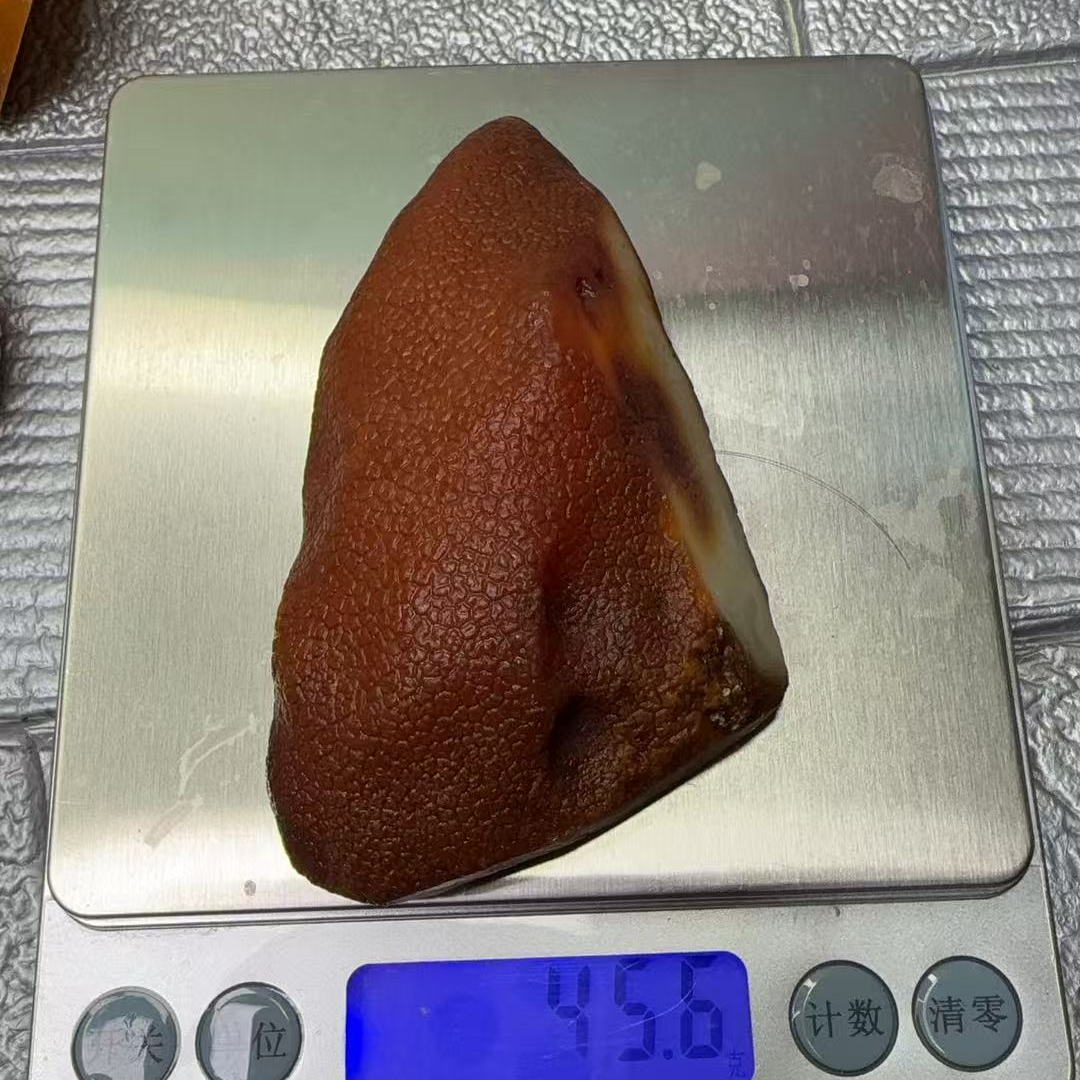 天然琥珀蜜蜡乌料