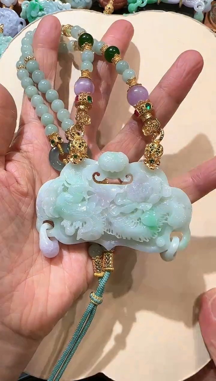 【闪购商品】翡翠颈饰未镶嵌国风