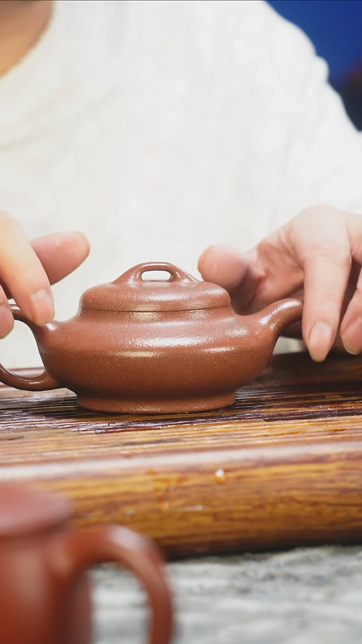 茶壶紫砂桃花泥光塑太极纹