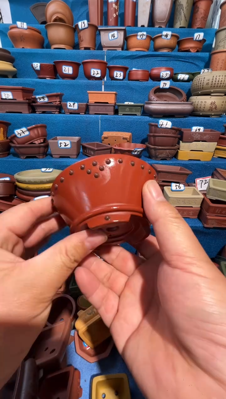 【闪购商品】紫砂紫砂花盆10*4