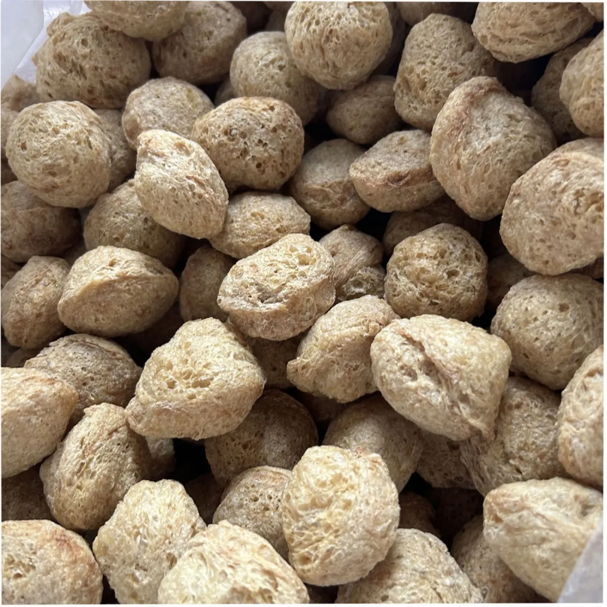 大豆拉丝蛋白球素肉拉丝球状代替水饺包子馅肠类牛肉丸狮子头馅料