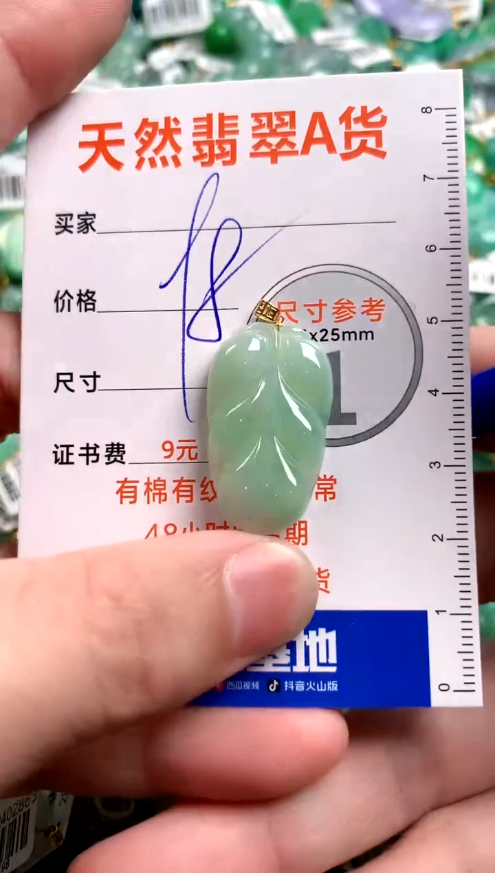 【闪购商品】翡翠颈饰18K金镶嵌13002593