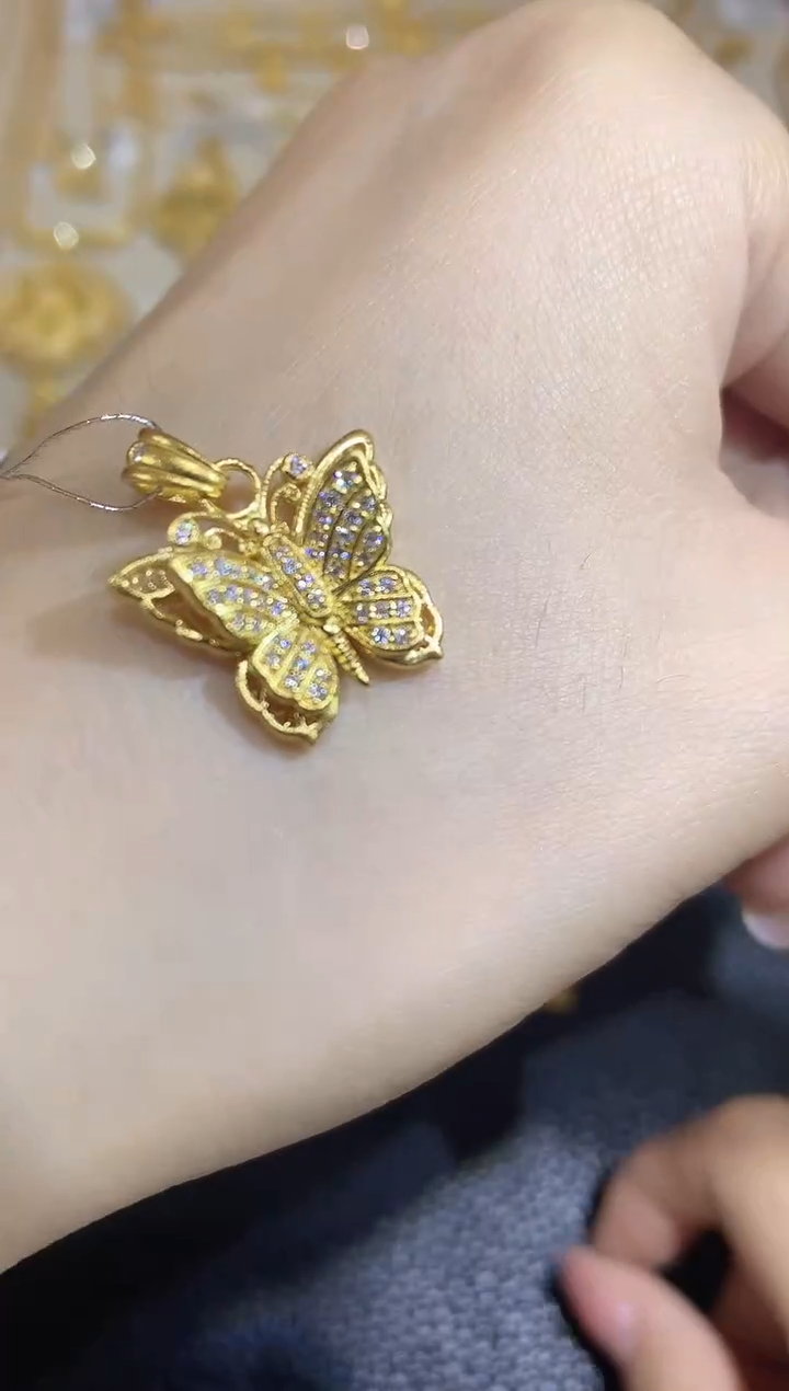 吊坠(不含链)定制足金小*D1多样性发货一件