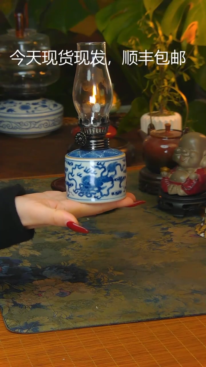 【闪购商品】景德镇陶瓷灯摆件