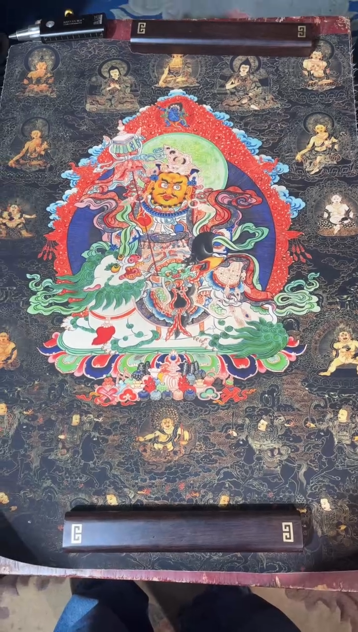 卷轴画龙妹唐卡直播tk16