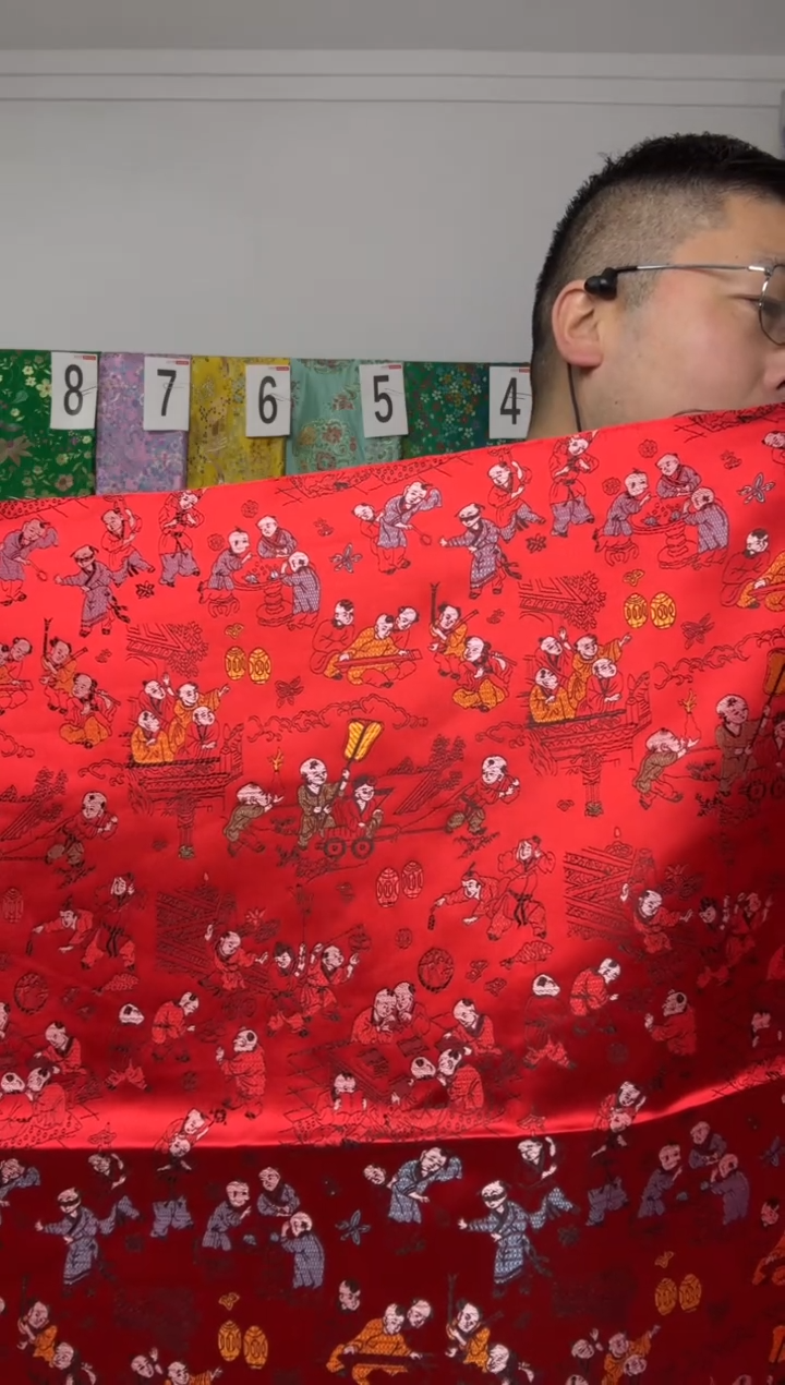 混纺织锦缎 幅宽 长度110.60