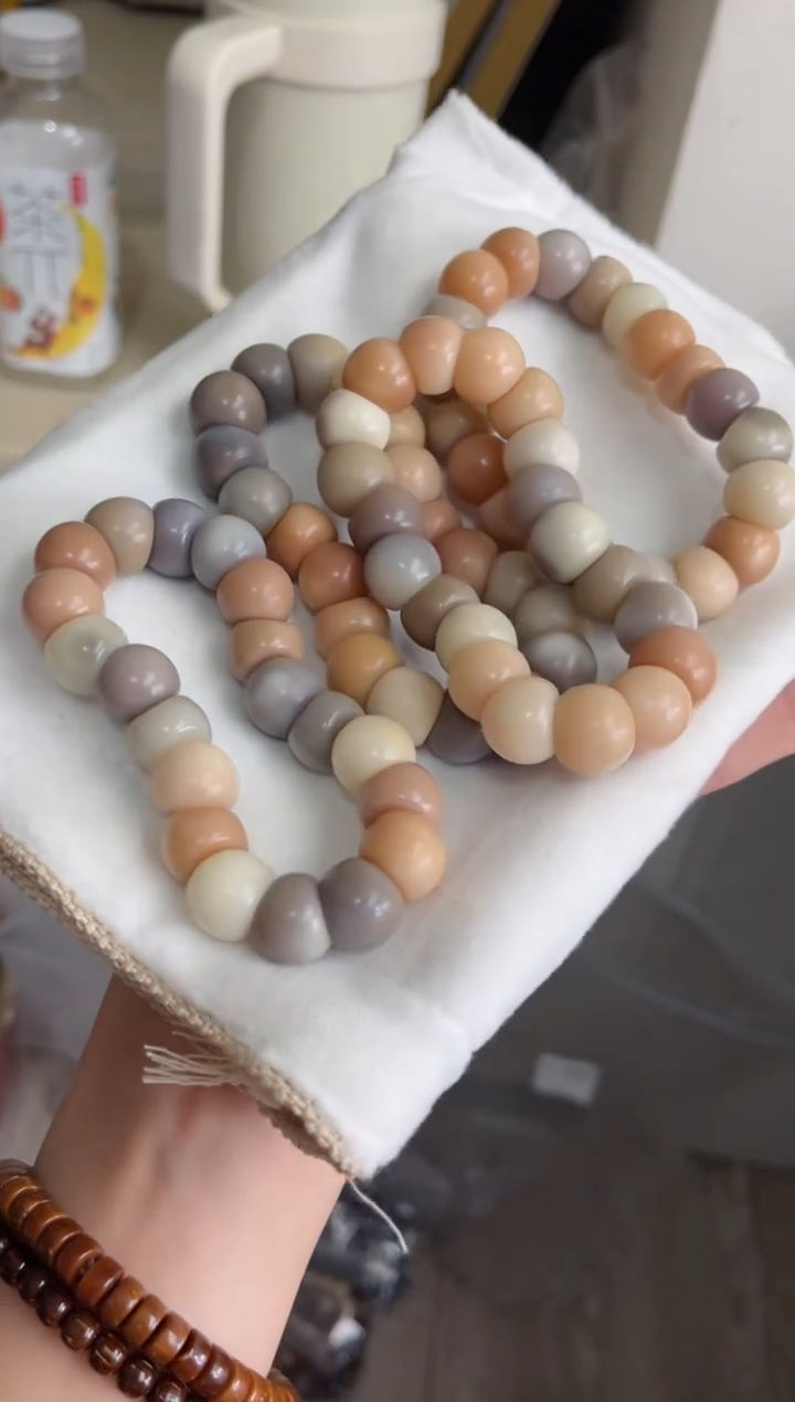 菩提根/象牙果手串x20玉化大肠14随机