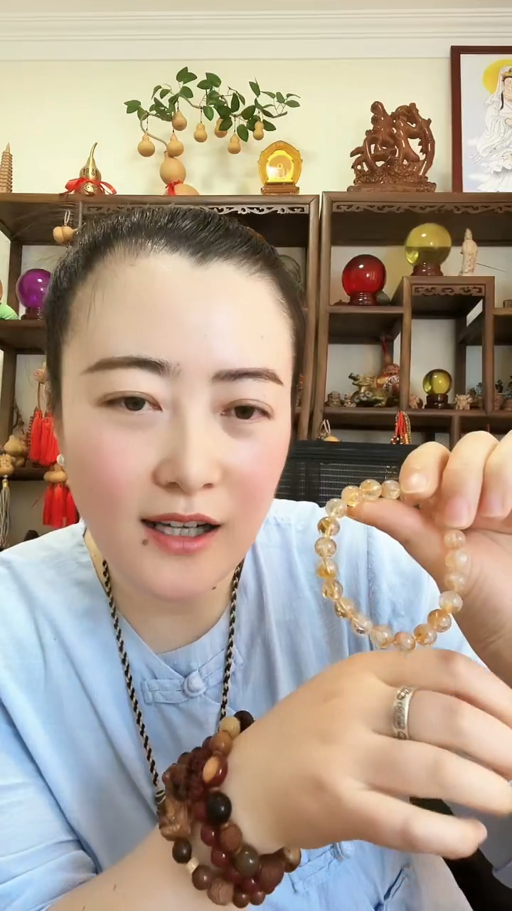 泥塑黄色单圈 手链