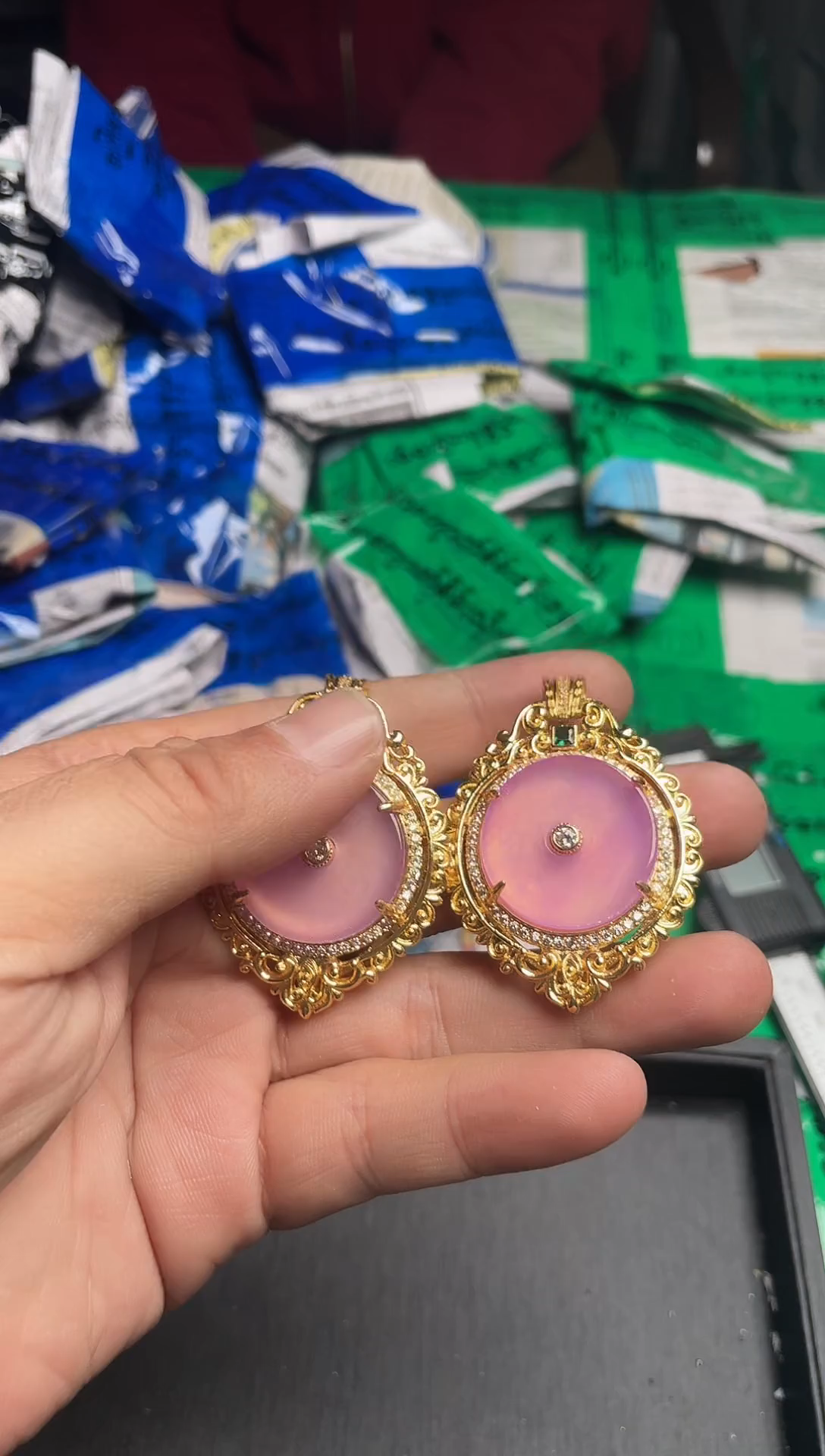 强子收货--所见即所得--多样性发货--HFH2143紫色平安扣