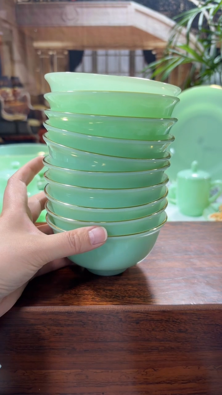 【闪购商品】...4.5英寸玉瓷碗10个口径11.5厘米