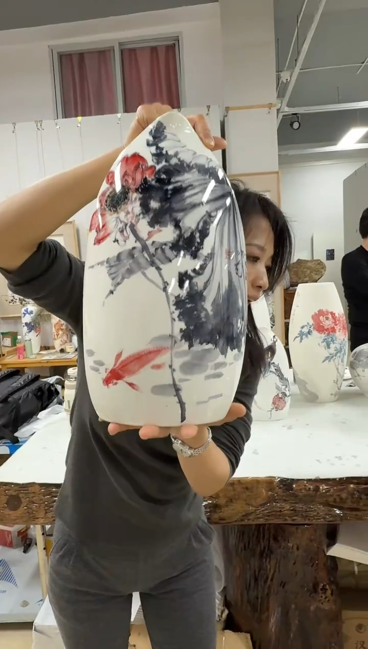 国画炳山艺术--秦老师作品 