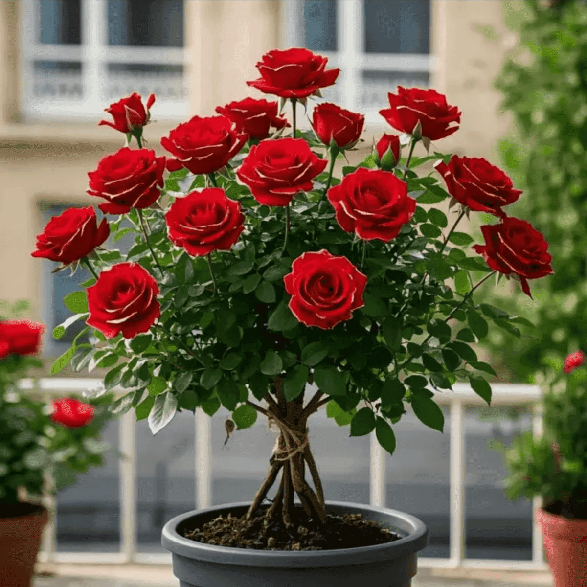 四季开花香水玫瑰老桩根树苗盆栽植物耐寒花卉绿植月季