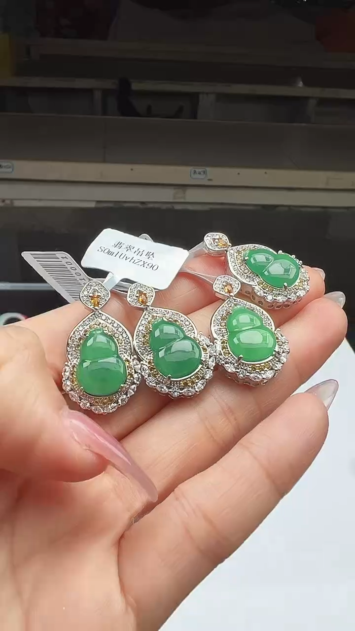 颈饰合金翡翠天然A货翡翠多样性发其一