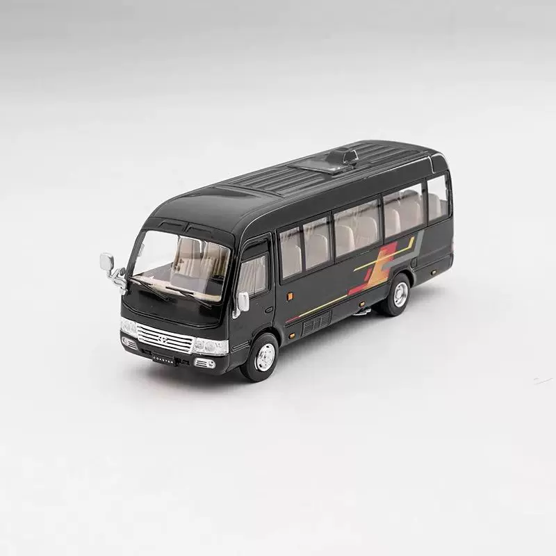 麦思迪1:64丰田考斯特车模 丰田面包 汽车模型合金越野车