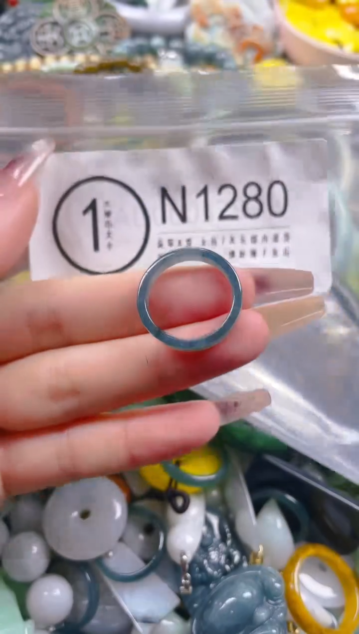 【闪购商品】翡翠颈饰未镶嵌19/N/翡翠A货一图一物